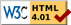 Valid HTML 4.01